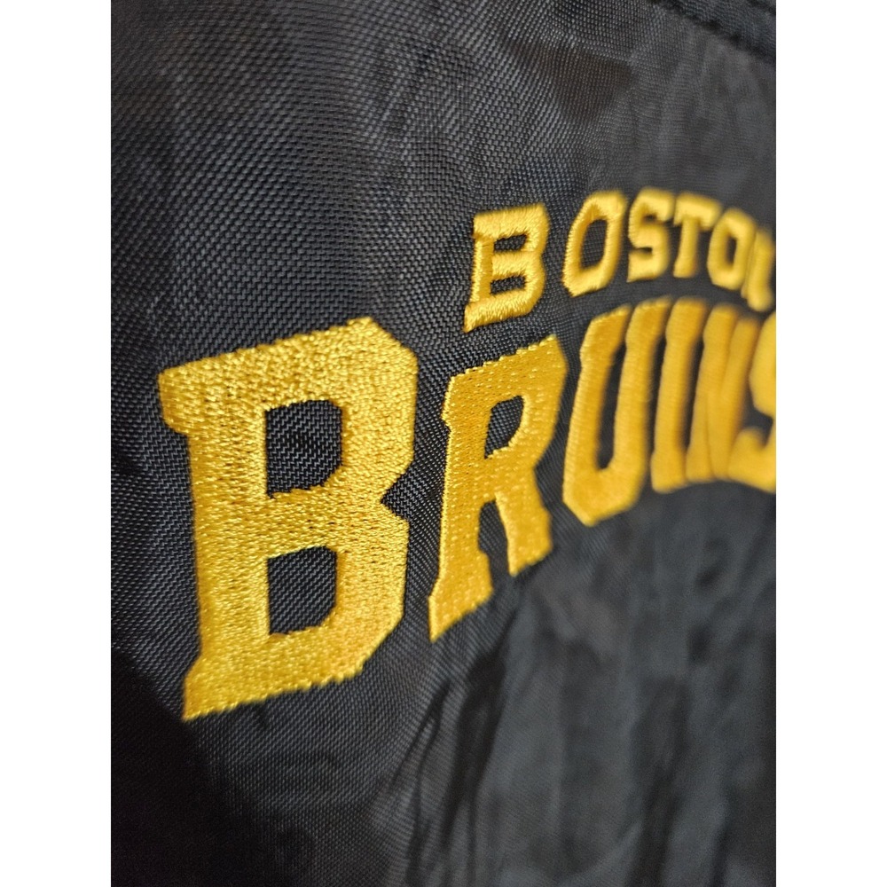 Starter Youth Boston Bruins Embroidered Jacket Windbreaker 1/2 Zip Large (16-18) - Picture 8 of 16